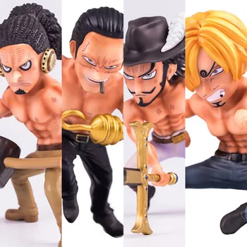 Anime One Piece Bustul Gol Sanji & Dracule Mihawk & Domnule Crocodil & Usopp Figura Jucarii Model