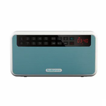 Rolton E500 HiFi Stereo Difuzor Portabil Bluetooth Serial Bass Coloana Imagine MP3 Music Player Pentru Calculator Cu Radio, Card TF