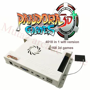 Pandora Jocuri 3D Wifi 4018 in 1 Cutie Versiune de Familie pentru Cabinet Arcade, Joc Video Consola Jamma Gamepad Placa de baza FBA MAME PS