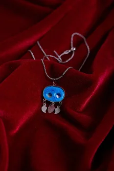 Deochi Șirag de mărgele, Coliere Cercei set Hercai Reyyan Amuleta Siriacă Nazar boncugu turc Serie de Bijuterii Pandantiv Declarație de Moda