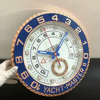 Ceas de perete pe Ceas de Perete pentru casa cu Data de Logo-ul de Lux Metalice de Perete Ceasuri de Acasă DecorModern moda ceas cadou