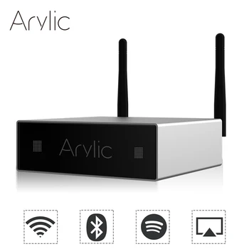 Arylic A50 Mini Acasă receptor WiFi și Bluetooth HiFi de putere Stereo Class D digitale multiroom rețea amplificator audio cu usb