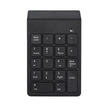 18Keys Digital Mini Tastatura Ultra Slim Numărul Pad 2.4 G Wireless Keyboard USB Tastatura Numerică pentru iMac pentru MacBook Air Laptop PC