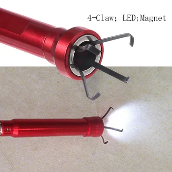 Flexibil Ridica Instrument Magnet 4 Gheare de Lumină LED-uri de Primăvară Prindere Acasă Toaletă Gadget