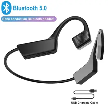 Noi K08 Căști Fără Fir Bluetooth 5.0 Conducție Osoasă Căști Sunet Surround Teren De Sport Căști Handsfree Setul Cu Cască