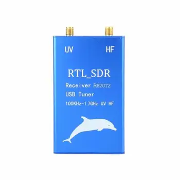 RTL2832U+R820T2 100KHz-1.7 GHz UHF VHF, HF RTL.DST Tuner USB Receptor SUNT Radio FM