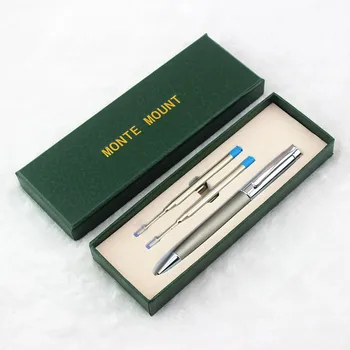 Lemn Pixuri Rollerball Pen Umple o cutie-cadou creioane pentru Scris Cadouri Promoționale Personalizate Minge Punct Stilou