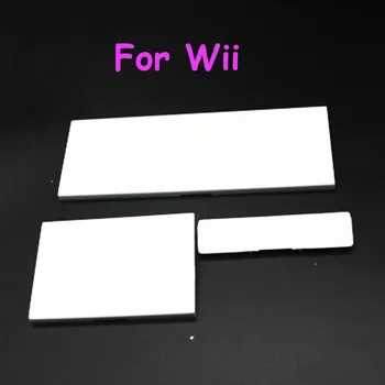3 in 1 Alb Negru Inlocuire Usa Slot Acoperă Capacul Parte pentru Nintendo Wii Consolă de Sistem