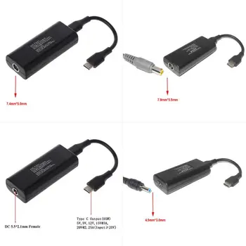 65W Mini Power Supply DC Adaptor Încărcător Conector USB de Tip C Converter pentru Laptop Lenovo PC Accesorii calculatoare