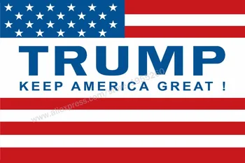 Trump Ține America Mare Pavilion 3 x 5 FT 90 x 150 cm statele UNITE ale americii Steaguri Bannere