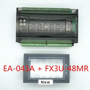 EA-043A HMI Touch Screen de 4.3 inch + FX3U seria PLC de control industrial bord cu DB9 linie de Comunicare