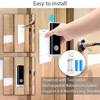 Tuya WIFI Smart Video Soneria Acasă Monitor1080P Două căi AudioIR Alarma Camera de Securitate Wireless pentru Smart Home