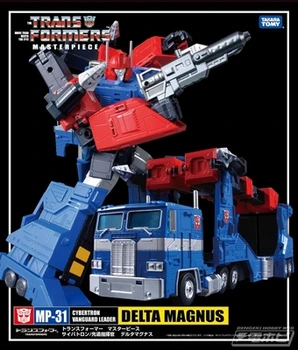 Takara Tomy Transformers Robot Auto MP31 MP-31 Delta Magnus Deformare Robot de Jucărie pentru Copii