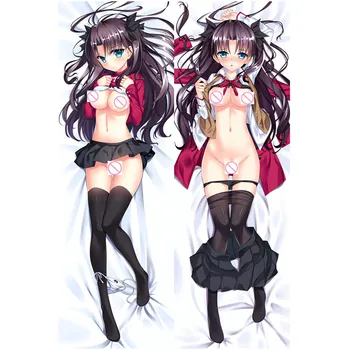 Anime Soarta/Comanda mare/Zero pernă Acoperă Dakimakura cazul Sexy fete 3D față-verso, lenjerie de Pat Îmbrățișându Corp față de pernă Soarta FT49A