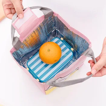 Portabil model de Grilă Sac de masa de Prânz Pentru Femei, Copii Barbati Izolate Panza Cutie Tote Sac Termic Cooler sac cu Mâncare