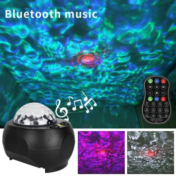LED Bluetooth Cerul Înstelat Laser Galaxy Proiector Lumina USB Alimentat de Control de la Distanță Player de Muzică Disco Etapă Efect Decorativ, Lampa