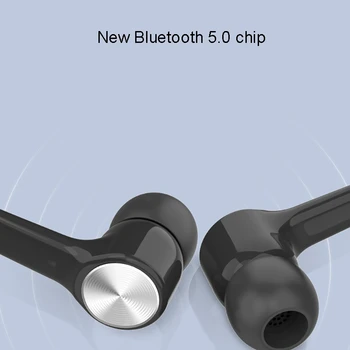 X1P Căști fără Fir Bluetooth, Subwoofer Dual Ureche Agățat de Gât In-Ear Sport Căști fără Fir