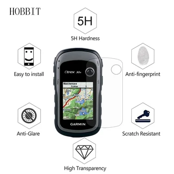 3Pack Pentru Garmin eTrex 10x 20x 30x Drumeții Handheld GPS Navigator Explozie-dovada Protector de Ecran de Înaltă Clar Anti-șoc Film