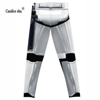 CANDICE ELSA jambiere femei, masina de jocuri sexy robot de produs digital print pantaloni pantaloni stretch pantaloni plus dimensiune en-gros