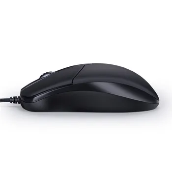 Silent 3 Butonul de 1200 DPI USB Wired Optical Gaming mouse Black Mouse-ul Pentru PC, Laptop 80601 Picătură de Transport maritim