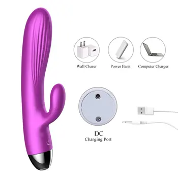 Fără fir Vibrator Jucării pentru Adulți Pentru Cupluri USB Reîncărcabilă Vibrator punctul G U Silicon Stimulator Dublu Vibratoare jucarii Sexuale Pentru Femei