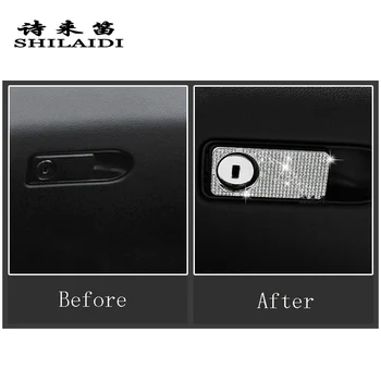 Auto Styling Interior Toolbox se Ocupe de autocolant Diamant Garnitura Capac cadru paiete Pentru Mercedes Benz C Class W205 GLC X253 Accesorii