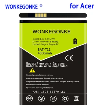 WONKEGONKE 4500mah BAT-T11 bateriei pentru Acer Liquid T03 T04 Z630 Z630S Baterii Bateria