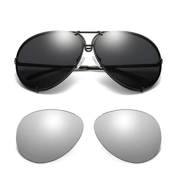 Fierbinte Vinde Moda 2020 interschimbabile ochelari de soare femei Fumurii Trendy Ochelari de Soare Barbati Înlocuibile Lentile de Ochelari Gozluk tmall