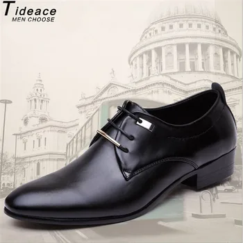 2020 Nouă Calitate din Piele pentru Bărbați Încălțăminte Moale Om Pantofi Rochie Plus Dimensiune 45 46 Punct de Deget de la picior Om Split din Piele Pantofi