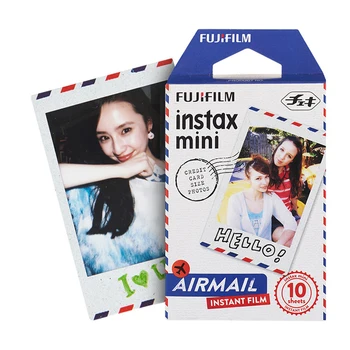Autentic Fujifilm Instax Mini Hârtie Foto Film par Avion 10BUC Fotografii Pentru Fuji Mini Liplay 8 9 11 70 90 Instant Camera SP1 SP2 LINK