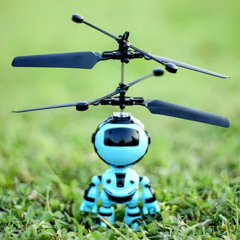 Mână inteligent de Detectare Fly Robot de Jucărie Acțiune Cifre Electric RC Fly Robot Infraroșu Inducție Aeronave de la Distanță Jucărie Copil Cadou de Crăciun