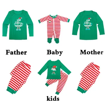 De Crăciun, Familia Set De Pijama 2020 Iarna Noi Costume Xmas Haine De Petrecere Copii Adulti Pijama Set Baby Vladan Sleepwear