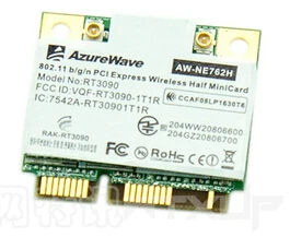 AzureWave AW-NE762H RT3090 150Mbps 802.11 b/g/n Jumătate Mini PCIe, PCI-Express Wlan Wireless Wifi Card