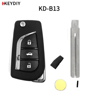 KEYDIY KD B13 Cheie Auto Pentru Toyota KD900/KD-X2 Cheie Programator Seria B de Control de la Distanță cu KD Chip și 13# Netăiat Lama