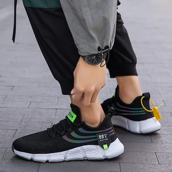 Bărbați confortabil si respirabil pantofi casual all-meci rezistent la uzura pantofi de jogging Masculino pantofi Zapatos Hombre crossover