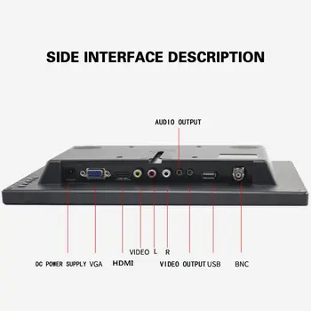 11.6 Inch IPS Monitor 1366*768 Computerul Portabil Sub-Extinderea Ecran de Afișare Joc Consola Monitor Pentru Ps4 Pentru Xbox