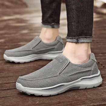 KATESEN Bărbați Clasic Pantofi de Panza 2021 Nou în aer liber, Plajă Ușor Respirabil Mocasini Casual Moda Wrok Sneaker de Mari Dimensiuni 48