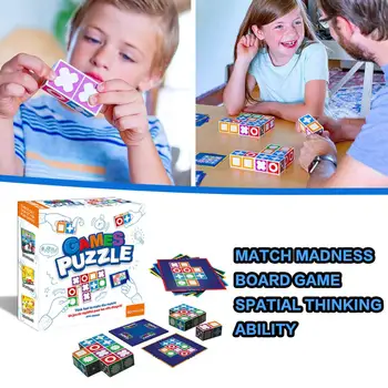 Forma de învățământ 3D Puzzle din Lemn Jucărie Teaser Creier Geometrice T Forma de Puzzle de Potrivire, Puzzle pentru Copii de Învățare Timpurie Puzzle Fierbinte