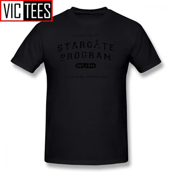 Mens Poarta Tricouri Proprietate Din Programul Stargate T-Shirt Graphic Tee Shirt Om De Vară Supradimensionat Tricou Minunat