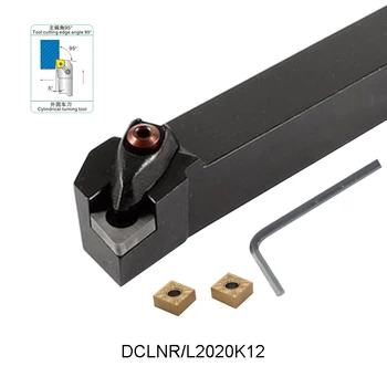 DCLNR2020K12 DCLNL2020K12 de cotitură Externe suport instrument de Tip D compus cilindrice instrumentul de cotitură pentru CNMG120404 CNMG120408