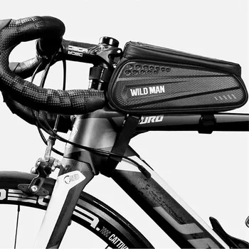 2020 Impermeabil Sac Biciclete Cadru Sus Fata Tub Sac de Ciclism Reflectorizante 6.5 în Caz de Telefon Touchscreen Sac de Biciclete MTB Accesorii