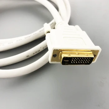 Dual Link DVI-I Cablu de 1,8 m 6ft-DVI Digital și Analogic cablu DVI 24+5 male la DVI 24+5 de sex masculin