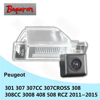 Auto HD Camera video retrovizoare pentru Peugeot 301 307 307CC 307CROSS 308 308CC 3008 408 508 RCZ Inversarea Rezervă de Parcare, Camera 170 mare