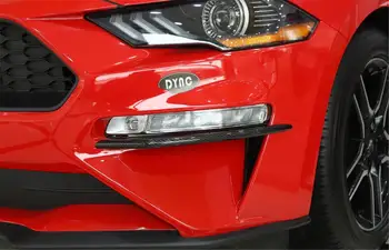 Pentru Ford Mustang 2018 Exterior Lampă de Ceață Față Decor Ceață Lumini Ornamente din Fibră de Carbon material Plastic ABS Auto-styling Accesorii 2 buc