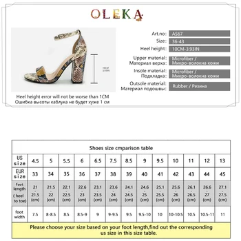 OLEKA de Moda nou model sarpe sandale cu toc pantofi pentru femei sexy petrecere stil Foarte frumoase și potrivite pentru pantofi pentru femei