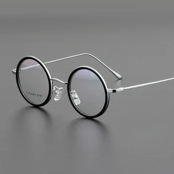 Titan Ochelari Rotunzi Cadru Bărbați Femei Epocă De Aur Ochelari De Vedere Optic Miopie Baza De Prescriptie Medicala Rame De Ochelari Clar Ochelari De Oculos