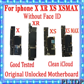 Original Placa de baza Pentru iPhone X XS XR XS MAX Fabrica de Deblocat Placa de baza Fara Fata ID-ul de Actualizare IOS Suport Placa NICI o Fata ID