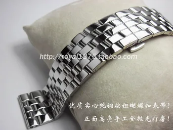 2020 design nou om Solid 316 din Oțel Inoxidabil Watchbands de Argint, 22 de 24mm Metal Trupa Ceas Curea Încheietura Ceasuri Brățară Brățară