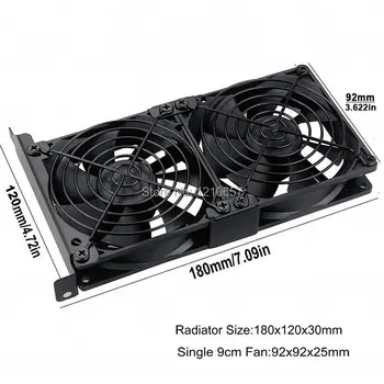 1 Set Gdstime Desktop General 9CM Fan placa Grafica Companion Radiator PCI pic