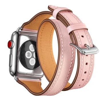 Autentice din Piele de curea de Ceas Curea Pentru Apple Watch 38mm 44mm , VIOTOO Bratara Femei din Piele Watchband 38mm 42mm